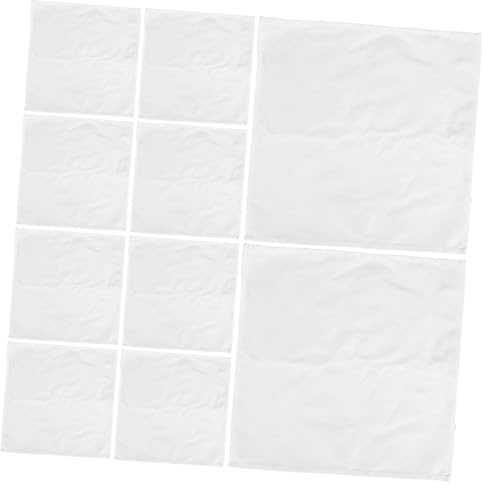 BIUDECO Lot De 10 Serviettes En Coton Serviettes De Table Et Torchons En Coton En Tissu Doux Nappe
