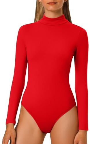 Combinaison Femme Col Roulé Manches Longues Body Tunique Pantacourt Elégant Ensemble Tenue