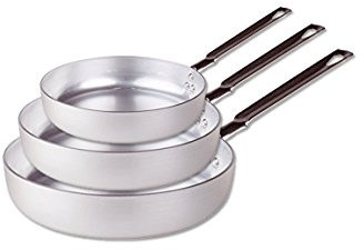 Agnelli IRPot- SET 3 PZ PADELLA PROFESSIONALE BASIC IN ALLUMINIO 20+24+28 CM