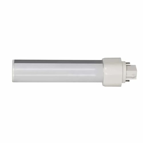 Satco 9 Watt LED PL Light Bulb - 2-Pin - 4000K Cool White - 1100 Lumen - G24d Base - Type B Ballast Bypass Dimmable (10 Pack)