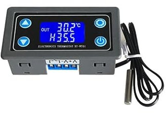 Digitaler Temperaturregler 0-30 V LCD-Display Digitaler Thermostat Hochpräzises Temperaturregelmodul Kühlung Heizung Automatische Schalttafel