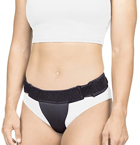 BraceAbility Pelvic Pro - Cintura di supporto per prolasso da donna, in attesa di brevetto, per vescica caduta, varicosità vulvari, recupero post-parto e sinfisi Pubis disfunzione dolore (M)