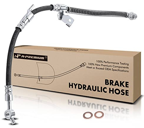 A-Premium Front Driver Brake Hydraulic Hose Compatible with Select Kia Models - Optima 2006 2007 2008 2009 2010 - Replace# 587384D550
