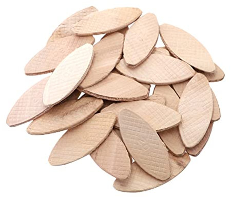 SEWOART 100pcs Wood Biscuit Joiner Tool Beech Wood Joining Biscuits Kit for Woodworking Joinery and Furniture Docking Connection