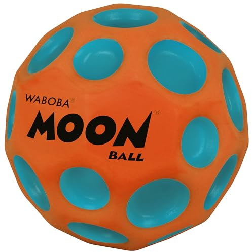 Waboba Martian Moon Ball - Super rimbalzante, colorata in neon per uso interno ed esterno - Perfetta per tutte le età - Produce suoni a scoppio - Facile da afferrare, colore (65 mm)