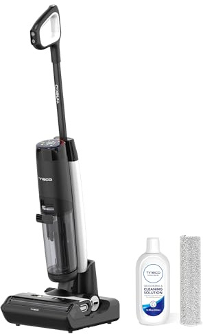 Tineco Floor ONE S7 FlashDry Smart Cordless Wet Dry Vacuum Cleaner, Long Runtime, Great for Sticky Messes, Self-Cleaning, 158℉Hot Air FlashDrying, Dual-Sided Edge Cleaning, Extended Battery Lifespan