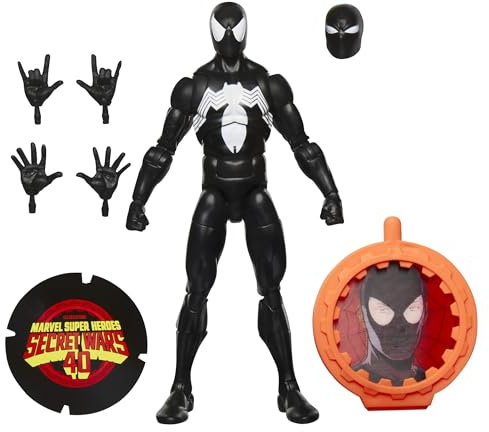 Marvel Legends Series Spider-Man, Avengers Retro Marvel Comics Secret Wars Collectible 6 Inch Action Figure, Red, Blue