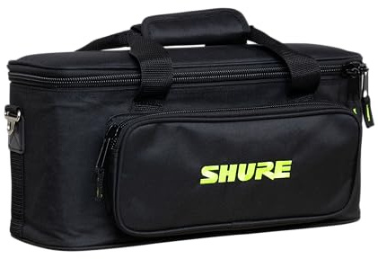Shure by Gator Gepolsterte Mikrofontasche für bis zu 12 Mikrofone, schwarz (SH-MICBAG12)