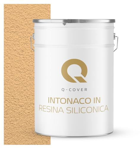 Q-COVER Intonaco In Resina Siliconica Arancione Chiaro F764 25kg 2mm