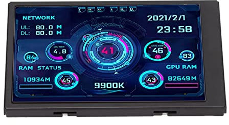 3.5 Pollici IPS USB Sc AIDA64 PC Cpu Dati Pannello Sensore PC Display Temperatura Computer Temp Monitor Computer Display di Massa Computer Cpu Gpu Monitoraggio Sottoschermo