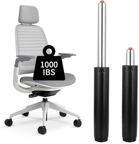 ELLECILA Gas Lift Cylinder,Class 4 Chair Gas Lift, 30cm-40cm Office Chair Gaslift 1000LBS(450kg), office chair base replacement,Suitable for Home Chair, Gaming Chairs(Black)
