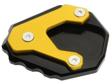 Motorradständer Schuh Für NX400 NX500 Modifizierte Seitenstütze Vergrößertes Pad Seitenständer Zusatzzubehör(Gold)
