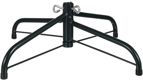 ROMISBABA Soporte De Base para ÁRbol De Navidad Artificial De Hierro Verde 15.7 Pulgadas con DiseñO Estable De Cuatro TríPodes FijacióN Sencilla para Escena Navideña