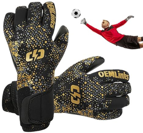Genérico Guantes De Portero para Adulto - Antideslizantes, Gruesos, Elásticos Y Cómodos | Protección Digital En Guantes De Portero | para Niños, Chicos, Niñas, Adultos, Adolescentes, Familia Y Amigos