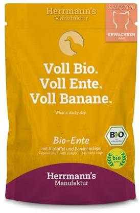Herrmann´s Manufaktur Selection Bio Pato con Chips de Patata y plátano (20x100g)