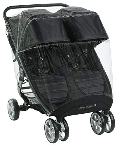 Baby Jogger Weather Shield Rain Cover | For City Mini GT2 Double & City Mini 2 Double Stroller Pushchair | Blocks Rain, Snow & Wind