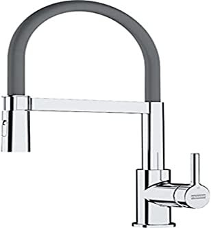 FRANKE 115.0626.087 | Robinet de Évier | Lina semi-pro | Couleur : Chrome/Gris