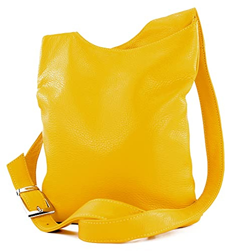 modamoda de T221 Damen Leder Umhängetasche, handmade in Italy