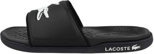 Lacoste Homme 43CMA0110 Slides & Sandals, BLK/WHT, 39.5 EU