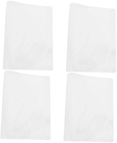 MAGICLULU 4stücke Buchschutzumschlag Transparent Wiederverwendbare Hülle Für Notizbücher Und Schulbücher Robustes Flexibles Material Für Scrapbooking Und Schülerhefte Hochwertiger