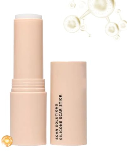 Stick En Silicone Cicatrices Du Visage,Apaisement des Marques Chéloïdes - Soin Anticicatriciel,Pour Femmes Beauté Professionnels Athlètes Quotidien Voyage Genoux Coudes Brûlures Éraflures