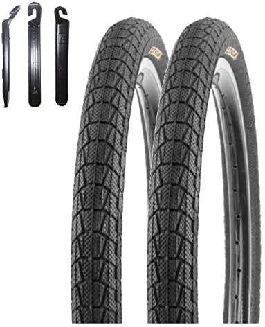 2 x Kenda K-907 Krackpot BMX Fahrradreifen 20 x 1,95 (50-406) Schwarz inkl. Reifenheber