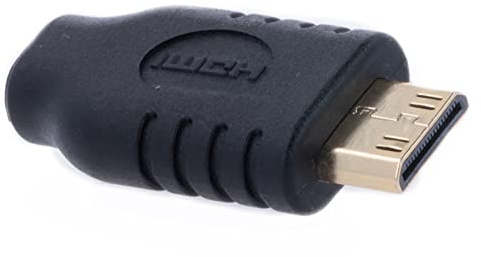 REY Adaptateur Mini HDMI Mâle vers Micro HDMI Femelle Connecteurs dorés