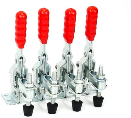 INGDAUM® 1 Stück GH-101D Vertikalspanner, Einstellbare Kniehebelspanner, Schnellspanner, Knebelklemme (1, GH-101D (180 kg))