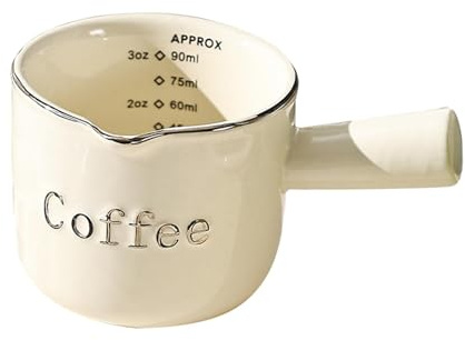 Baoblaze Misurino per caffè Espresso in Ceramica da 90 Ml. Tazzina in Ceramica Piccola per Casa E Ufficio