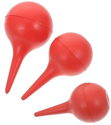 Gatuida 3 Piezas Orejera Aparatos De Limpieza Para Irrigación De Oídos Bulbo Aspirador Nasal Bolas De De Laboratorio Oreja Mano Aire Esférico Teclado Bebé Caucho