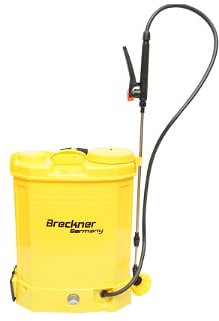 Nebulizzatore a Spalla 16 L Con Batteria Ricaricabile Pompa Irroratrice Spruzzatore Pompa a zaino ELETTRICA BATTERIA 12V 8Ah 3.1 l/min Breckner Germany