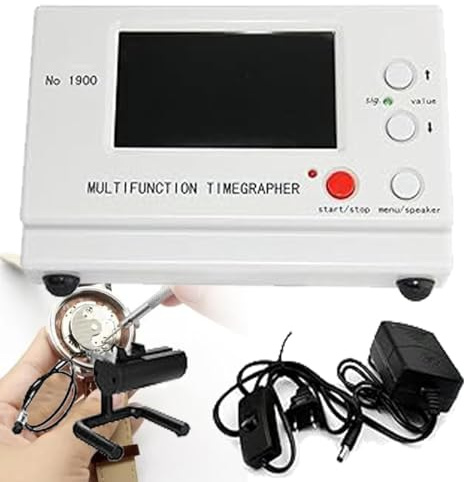 Orologio Timing Machine Schermo LCD Tester for orologi da polso Multifunzione Timegrapher Calibratore Strumento di test di calibrazione, for orologiaio, Strumento di calibrazione dell'orologio for oro