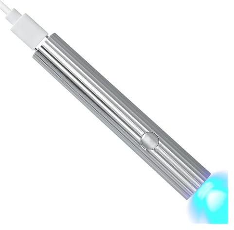 UV Lamp, Mini essiccatori for unghie LED UV 3W Lampada portatile for asciugatura rapida delle unghie Mini torcia elettrica ricaricabile USB for strumenti for saloni di polimerizzazione del gel for ung