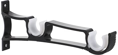 JUMPLAWN Soporte De Barra De Cortina Engrosada Soporte Doble Práctico y Resistente