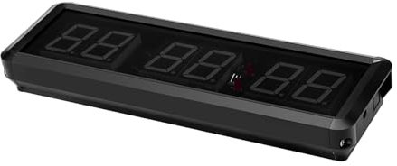 Timer da palestra a LED da 1,8 pollici, timer a intervalli, conto alla rovescia, orologio da parete, timer for fitness, cronometro for palestra domestica, orologio in tempo reale ,Applicazioni Versati