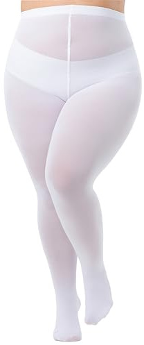 Viozocy Strumpfhosen Damen Große Größen, Elastische Hohe Taile Langlebig Strumpfhose, Weich Semi-Blickdichte Plus Größen Feinstrumpfhose XL 2XL 3XL 4XL