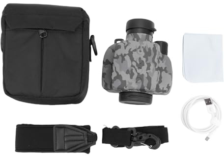 Keenso Monokulares Teleskop, 8x42 Digitalkamera Monokular mit 4000 -mAh -Batterie für Vogelbeobachtung des Wandercampings