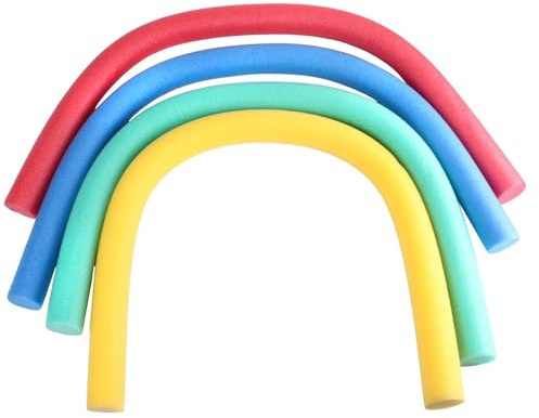 Xoeryoy 4 Uds Fideos de Piscina, Fideos de Espuma Suave EPE de 59 Pulgadas, de natación Impermeables de 4 Colores, Flotador de natación de flotabilidad Fuerte para niños Adultos