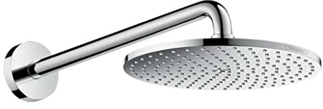 hansgrohe Duschkopf Raindance PowderRain Regendusche (rund, mit 1 Strahlart, Wandmontage) Chrom