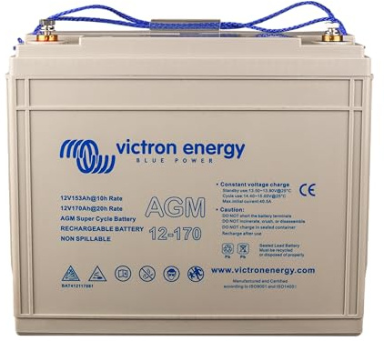 Victron Energy AGM Batterie Super Cycle 170 Ah 12 Volt (M8)