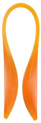 ODETOJOY Papierstreifen für Quilling 1,5 mm Orange Gelb Quilling Papierstreifen 1,5 mm Orange Gelb 120 Stück