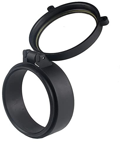 SLOYCA 1 stück 30mm-69mm Jagd Transparent Zielfernrohr Objektivabdeckung Taktisches Visier Flip Up Schnellfeder Schutzkappe Objektivdeckel (Color : 39.8mm)