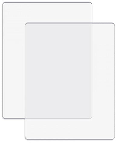 2 Pcs/1 Pair Standard Cutting Pads for Die Cutting Machine；Clear Polycarbonate Plastic Cutting Plates,Cutting Pads Die Cutting Plates 8 3/4 x 6 1/8 x 1/8 (22.5 x 15.5 x 0.3 cm)