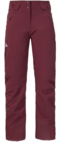 Schöffel Damen Ski Pants Weissach L Hose, Dark Burgundy, 42