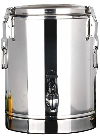 WYJRO Thermoskanne mit Hahn, Edelstahl Kaffeekanne, für Heim und Großveranstaltungen, Thermo-Behälter für 12-24 Stunden Hitzeerhaltung, für Kaffee, Tee oder Glühwein,29 * 38CM/20L