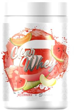 Dynamics | Clear Whey Isolate | Muskelwachstum und Regeneration | Leicht verdaulich & erfrischend | 500g | Gratis Eisförmchen !!! (Melonmania)
