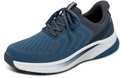 Orthofeet Tilos Orthopedic Men's Sneakers, Blue, Size 9 Wide