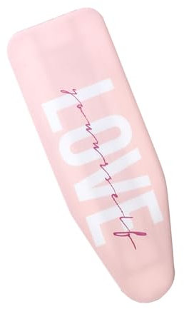 RTTZBOZ Copriasse da Stiro, Copri ASSE da Stiro Universale Resistente Foderato in Cotone al 100% con Feltro di Grado Professionale(Color:Pink)