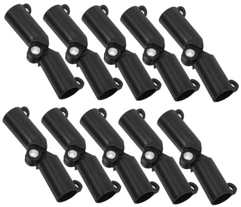 PHENOFICE 10 Stück Verstellbare Pflanzenverbinder Aus Kunststoff B Für Gartenhalterungen Pflanzenstäbe 20 Mm Spalierclips