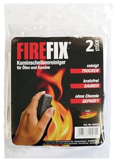 FIREFIX® 2020/2 - Kaminscheibenreiniger (Schwamm) 2 er Set